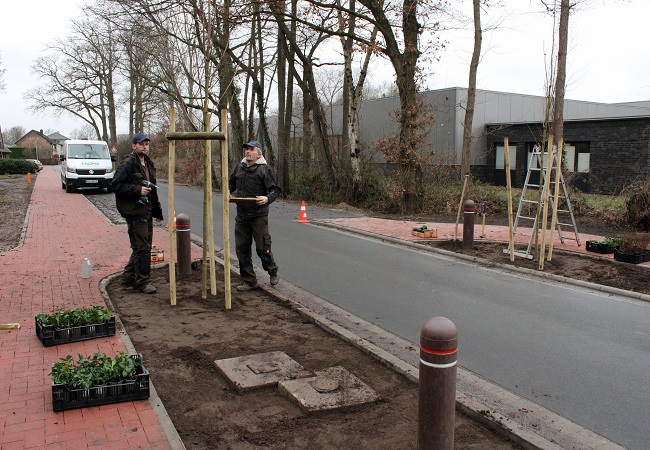 Straßenabschnitt In der Wiek / Bockhorster Moor fertiggestellt