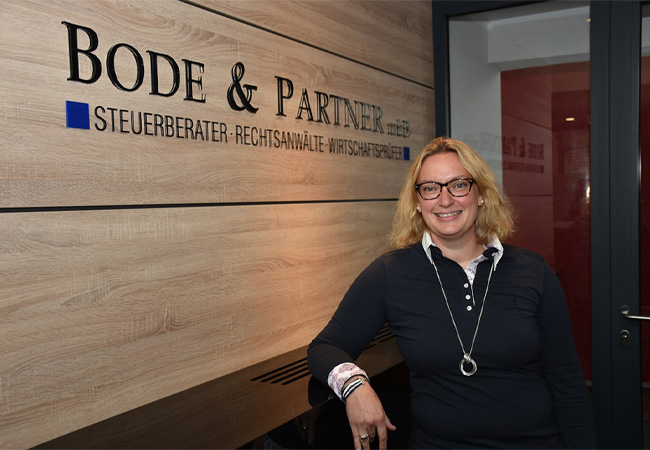 Sie hat Freude am Umgang mit Zahlen: Catharina Wassmann von Bode & Partner im Porträt