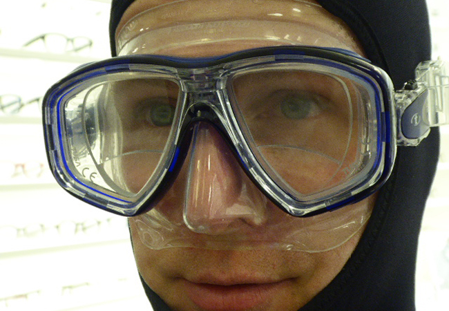 Scharfe Sicht auch unter Wasser - Tauchermaske mit individuellen Sehstärken made by Optik Schumacher