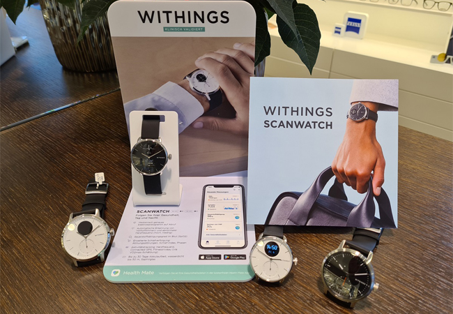 Withings ScanWatch - Neueste Hybrid-Smartwatch mit EKG-Messung ab sofort bei Schumacher erhältlich