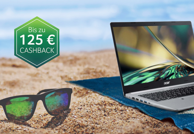 125 Euro sparen! Acer-Summersale mit großer Cashback-Aktion