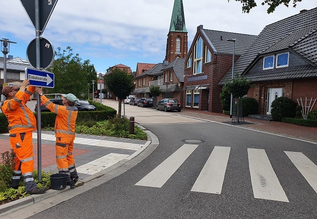 Verkehrsversuch: Kösters Gang ab sofort Einbahnstraße / Radfahrer dürfen weiterhin beide Richtungen nutzen