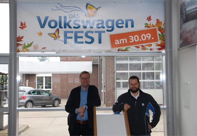 Volkswagenfest wird am 30. September beim Autohaus Ruhe gefeiert / Fahrrad Kamphaus präsentiert E-Bikes