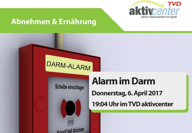 ”Alarm im Darm”: Vortrag im TVD-Aktivcenter