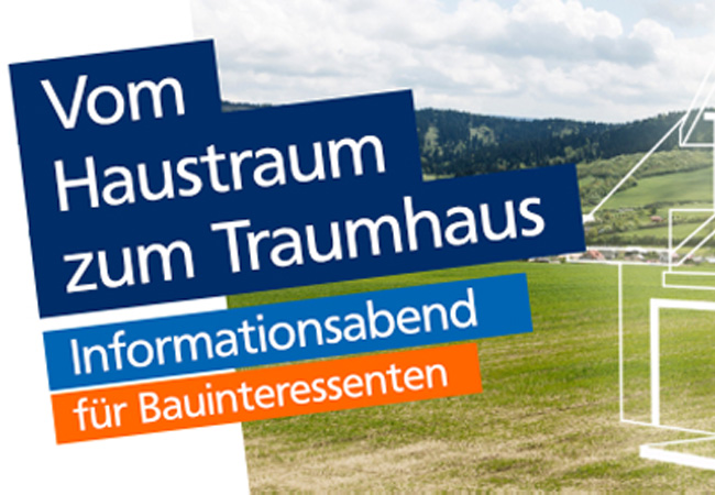 Vom Haustraum zum Traumhaus: Baufi-Informationsabend der VR BANK Dinklage-Steinfeld eG
