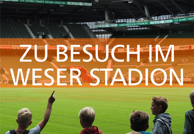 Ein Blick hinter die Kulissen: VOBI’s der VR BANK Dinklage-Steinfeld eG besuchen Weser-Stadion